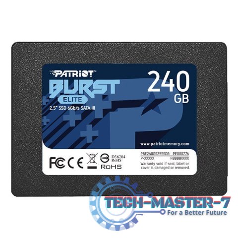 Dysk SSD PATRIOT Burst Elite 240 GB Burst Elite (2.5″ /240 GB /SATA III (6 Gb/s) /450MB/s /320MB/s) Dysk SSD PATRIOT Burst Elite 240 GB Burst Elite (2.5″ /240 GB /SATA III (6 Gb/s) /450MB/s /320MB/s)