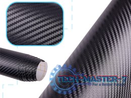 Folia rolka carbon 3D czarna 1,27x28m