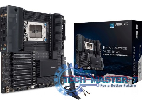 Płyta główna ASUS Pro WS WRX80E-SAGE SE WIFI EATX Płyta główna ASUS Pro WS WRX80E-SAGE SE WIFI EATX
