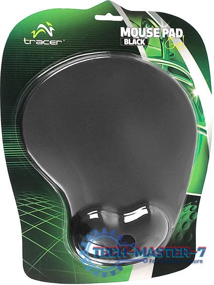 Podkładka pod mysz gel - czarna Podkładka pod mysz gel - czarna