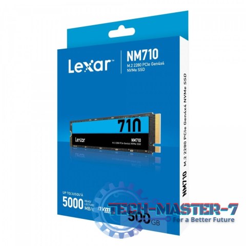 Dysk SSD M.2 LEXAR NM710 500 GB NVMe NM170 (M.2 2280″ /500 GB /PCIe NVMe /5000MB/s /2600MB/s) Dysk SSD M.2 LEXAR NM710 500 GB NVMe NM170 (M.2 2280″ /500 GB /PCIe NVMe /5000MB/s /2600MB/s)