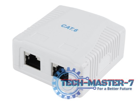 Gniazdo sieciowe CAT6 FTP 2 port Gniazdo sieciowe CAT6 FTP 2 port