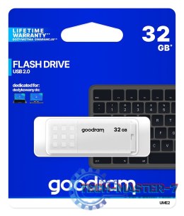 Pendrive (Pamięć USB) GOODRAM (32 GB /USB 2.0 /Biały )