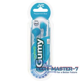 Słuchawki Douszne JVC Gumy Niebieski (1m /3.5 mm (niklowany) wtyk/Niebieski)