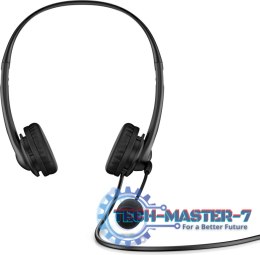 Słuchawki z mikrofonem Na głowę HP 428H6AA (3.5 mm wtyk/Czarny)