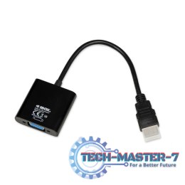 Adapter IBOX IAHV01 Czarny HDMI - VGA IAHV01