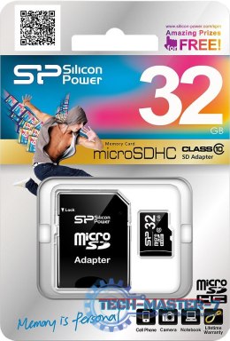 Karta pamięci SILICON POWER 32 GB Adapter SD