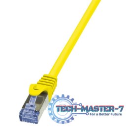 LOGILINK S/FTP Cat.6a 1.5 m Żółty 1.5 Patchcord