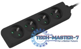 Listwa zasilająca LANBERG PS0-04E-0100-IEC-BK