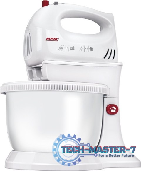 Mikser ręczny MPM MMR-16Z (750W /3.4l / Biały) Mikser ręczny MPM MMR-16Z (750W /3.4l / Biały)