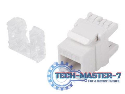 Moduł keystone gniazdo RJ45 - LSA UTP kat.6 180 stopni do puszki montażowej Moduł keystone gniazdo RJ45 - LSA UTP kat.6 180 stopni do puszki montażowej