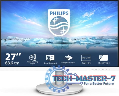 Monitor PHILIPS 271V8AW/00 (27" /IPS /75Hz /1920 x 1080 /Biały) Monitor PHILIPS 271V8AW/00 (27" /IPS /75Hz /1920 x 1080 /Biały)