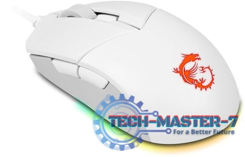 Mysz Przewodowa MSI Clutch GM11 Biały Mysz Przewodowa MSI Clutch GM11 Biały