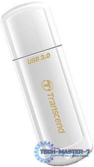 Pendrive (Pamięć USB) TRANSCEND (32 GB /USB 3.0 /Biały )