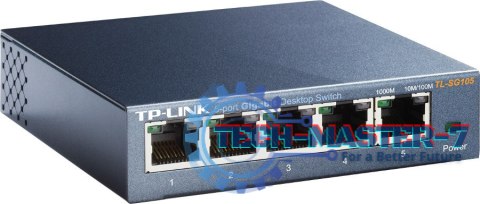 Przełącznik TP-LINK TL-SG105 (5x 10/100/1000 ) Przełącznik TP-LINK TL-SG105 (5x 10/100/1000 )