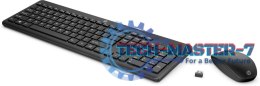 Zestaw klawiatura i mysz HP HP 230 Wireless Combo czarne 18H24AA