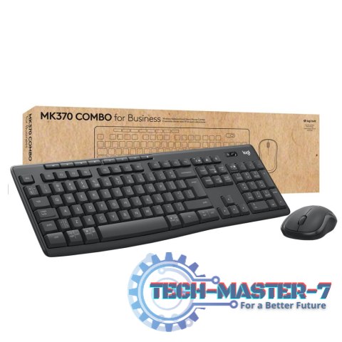 Zestaw klawiatura i mysz LOGITECH MK370 Combo for Business Graphite US 920-012077 Zestaw klawiatura i mysz LOGITECH MK370 Combo for Business Graphite US 920-012077