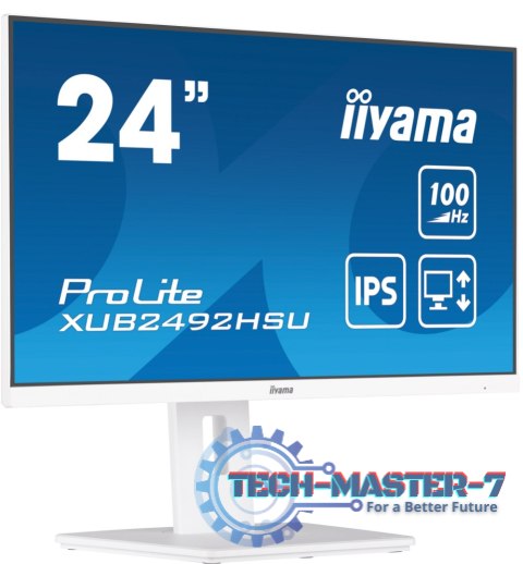 Monitor IIYAMA XUB2492HSU-W6 (24" /IPS /100Hz /1920 x 1080 /Biały) Monitor IIYAMA XUB2492HSU-W6 (24" /IPS /100Hz /1920 x 1080 /Biały)