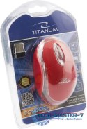 Mysz Bezprzewodowa TITANUM Condor 3D Czerwony