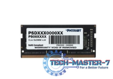 Pamięć PATRIOT (SODIMM/DDR4/16 GB/3200MHz/22 CLCL/SINGLE) Pamięć PATRIOT (SODIMM/DDR4/16 GB/3200MHz/22 CLCL/SINGLE)