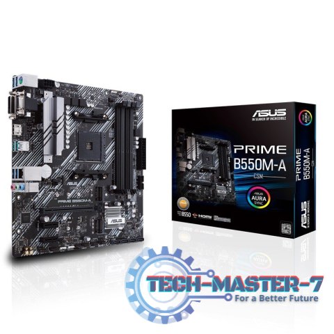 Płyta główna ASUS PRIME B550M-A/CSM Socket AM4 MICRO ATX Płyta główna ASUS PRIME B550M-A/CSM Socket AM4 MICRO ATX