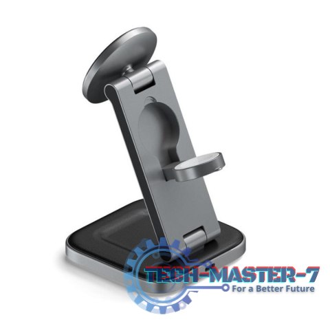Satechi 3-in-1 Foldable Charging Stand - składana podstawka ładująca Qi2 do trzech urządzeń (US,CAN,EU,UK) (space gray) Satechi 3-in-1 Foldable Charging Stand - składana podstawka ładująca Qi2 do trzech urządzeń (US,CAN,EU,UK) (space gray)