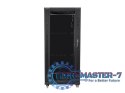 Szafa rack Lanberg FF01-6827-12B (27U; 19''; 1390mm / 600mm / 800 mm; stojąca; Pełne, Szklane; 800 kg; kolor czarny)