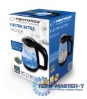 Czajnik ESPERANZA EKK024K (1.7L /1500W /Czarno-przezroczysty )