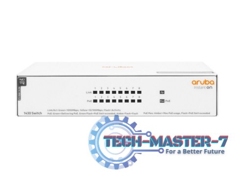 Przełącznik HEWLETT PACKARD ENTERPRISE Przełącznik Switch ARUBA Instant On 1430 8x1GbE PoE R8R46A R8R46A (8x 10/100/1000 PoE+ ) Przełącznik HEWLETT PACKARD ENTERPRISE Przełącznik Switch ARUBA Instant On 1430 8x1GbE PoE R8R46A R8R46A (8x 10/100/1000 PoE+ )
