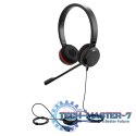 Słuchawki nauszne z mikrofonem JABRA Evolve 20SE (1.2m /Przewodowe wtyk/Czarny)