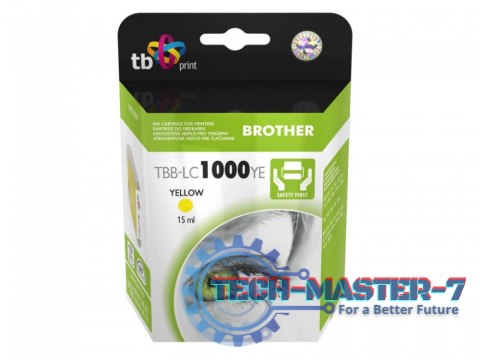 Wkład TB PRINT TBB-LC1000YE Zamiennik Brother LC1000Y TBB-LC1000YE Wkład TB PRINT TBB-LC1000YE Zamiennik Brother LC1000Y TBB-LC1000YE