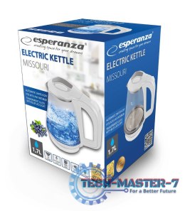 Czajnik ESPERANZA EKK024W (1.7L /1500W /Biało-przezroczysty )