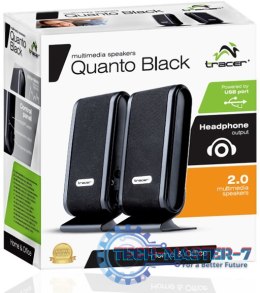 Głośniki TRACER Quanto Black USB TRAGLO43293