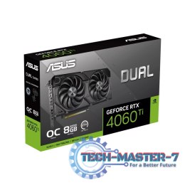 Karta graficzna ASUS GeForce RTX 4060 Ti DUAL OC 8 GB EVO GDDR6 (DUAL-RTX4060TI-O8G-EVO)