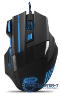 Mysz Przewodowa ESPERANZA MX201 Wolf Niebieska