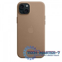 Etui z tkaniny FineWoven z MagSafe do iPhonea 15 Plus - jasnobeżowe