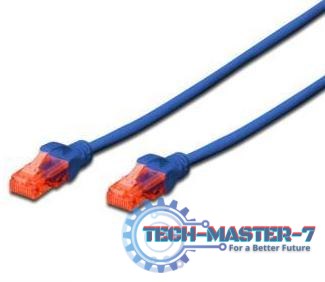 DIGITUS Cat6 U/UTP 0.5 m Niebieski 0.5 Patchcord DIGITUS Cat6 U/UTP 0.5 m Niebieski 0.5 Patchcord