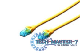 DIGITUS UTP Kat. 5e 0.25 m Żółty 0.25 Patchcord