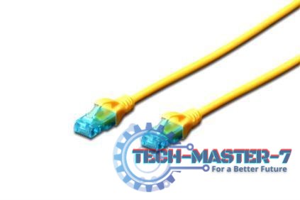DIGITUS UTP Kat. 5e 0.25 m Żółty 0.25 Patchcord DIGITUS UTP Kat. 5e 0.25 m Żółty 0.25 Patchcord