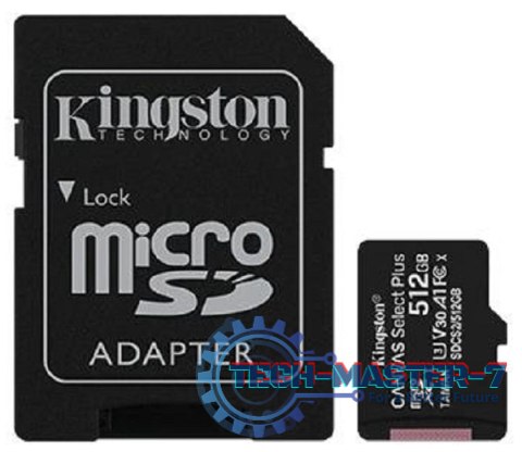 Karta pamięci KINGSTON 512 GB Adapter Karta pamięci KINGSTON 512 GB Adapter