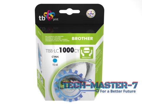 Wkład TB PRINT TBB-LC1000CY Zamiennik Brother LC1000C TBB-LC1000CY Wkład TB PRINT TBB-LC1000CY Zamiennik Brother LC1000C TBB-LC1000CY