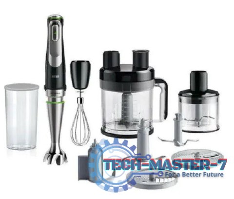 Blender Czarno-srebrny BRAUN MQ9195XLI Blender Czarno-srebrny BRAUN MQ9195XLI