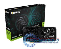 Karta graficzna PALIT GeForce RTX 4060 Ti Dual 8 GB GDDR6 (NE6406T019P1-1060D)