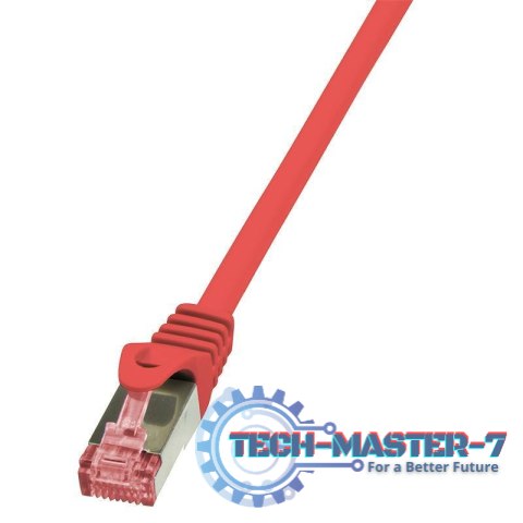 LOGILINK S/FTP Cat.6 1 m Czerwony 1 Patchcord LOGILINK S/FTP Cat.6 1 m Czerwony 1 Patchcord