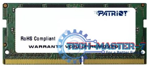 Pamięć PATRIOT (SODIMM/DDR4/8 GB/2666MHz/19 CLCL/SINGLE) Pamięć PATRIOT (SODIMM/DDR4/8 GB/2666MHz/19 CLCL/SINGLE)