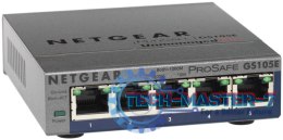 Przełącznik NETGEAR GS105E GS105E-200PES (5x 10/100/1000 )