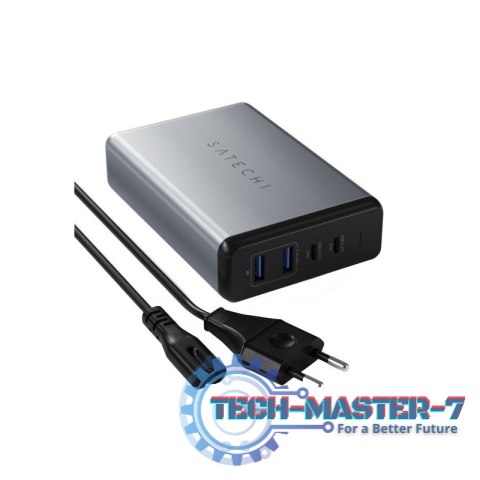 Satechi Desktop 108W Pro - ładowarka sieciowa (2x USB-C PD 90W/18W, 2X USB-A total 12W) Satechi Desktop 108W Pro - ładowarka sieciowa (2x USB-C PD 90W/18W, 2X USB-A total 12W)
