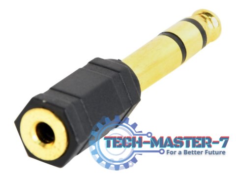 Adapter GEMBIRD A-6.35M-3.5F MiniJack 3.5 mm - 6.35 mm Adapter GEMBIRD A-6.35M-3.5F MiniJack 3.5 mm - 6.35 mm