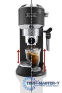 Ekspres ciśneniowy DE LONGHI Dedica EC685.BK
