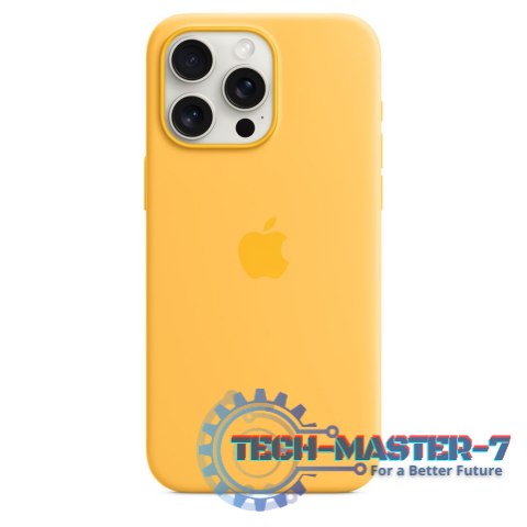 Etui silikonowe z MagSafe do iPhonea 15 Pro Max - sunshine Etui silikonowe z MagSafe do iPhonea 15 Pro Max - sunshine